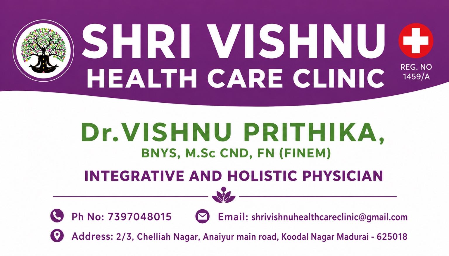 Shri Vishnu Health Care Clinic, Madurai